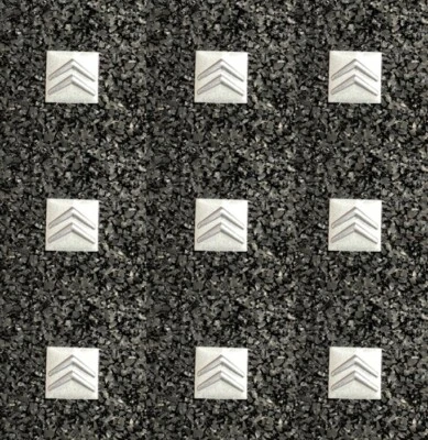 1 x Sticker Clé Logo Citroën Carré C2 C3 C4 C5 C6 C8 Berlingo Jumpy autocollant - Photo 1/3