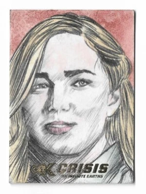 Cryptozoic Czx Crisis Sur Infinite Earths Sara Lance 1/1 Sketch Jeffrey Benitez - Photo 1/3