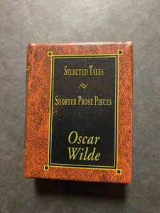 Oscar Wilde' s Shorter Prose Pieces Del Prado Miniature Classic in Leather Spain - Picture 1 of 5