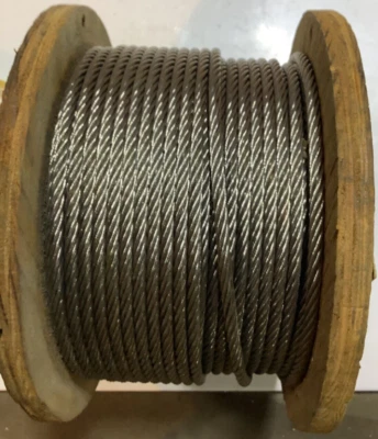 Universal Black Strand Wire Rope Aircraft Cable (maybe stainless steel) - Image 1 of 4