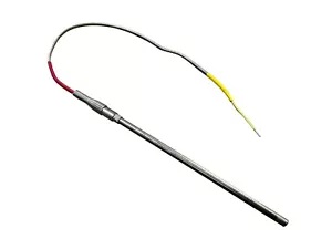 EGT Probe Thermocouple - 7" straight sheath - 0.25" OD - Type K - 12" SSOB leads - Foto 1 di 2