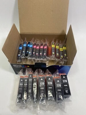 E-Z Ink (TM) Compatible Ink Cartridge Replacement for Canon PGI-220 PGI220 - Image 1 of 4