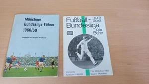 Fußball Bundesliga 1968 1969 Spielerführer Spiele München Handbuch  - Bild 1 von 7