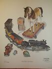 2 Don Ensor Prints, A NEW KIND OF JOY, TOY TRAIN AND HORSE, BOTH SIGNED, NEW