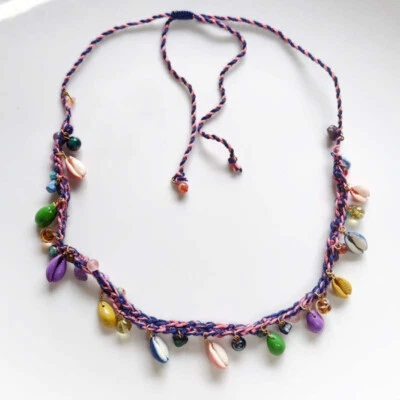 Nuevo Collar Zara Tejido Babero Regalo Vintage Mujeres Fiesta Vacaciones Joyería Foto 1 de 4