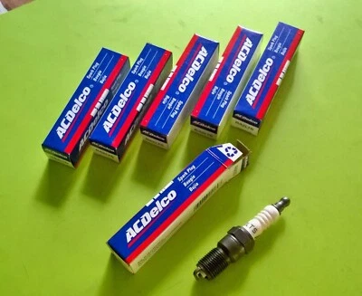 NOS GENUINE GM ACDelco Spark Plugs R42LTS Set Of 6 - Image 1 of 4