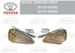 TOYOTA Lexus Genuine OEM LS430 UCF30 UCF31 HEAD LAMP LENS Left & Right Set - Picture 1 of 7