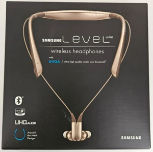 Brand New Samsung Level U Pro Stereo Bluetooth Wireless Headphones UHQA Bronze - Photo 1 sur 4