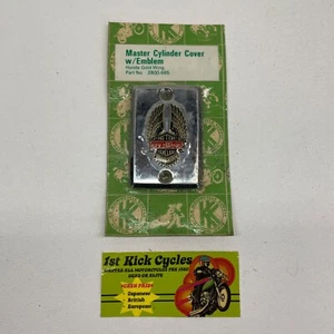 NOS KK MOTORCYCLE HONDA 2800-665 MASTER CYLINDER COVER W/EMBLEM GL GOLDWING - Picture 1 of 1