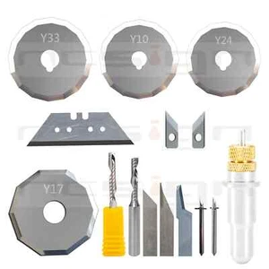 10PCS SINAJET Taglierina Coltello Oscillante Lame Rotanti Y24 Y33 N17-05 N19-10 N73 - Foto 1 di 18