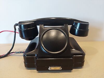 Teléfono Rotatorio De Baquelita Negra De La Unión Soviética VEF №24 .... • 67.55€