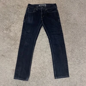 Levi's Mens 511 Jeans Skinny Black White Stitching Size 31 X 30 - Picture 1 of 9