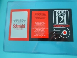 VTG Philadelphia Flyers 1974-75 NHL Hockey Pocket Schedule Stanley Cup Year - Picture 1 of 3