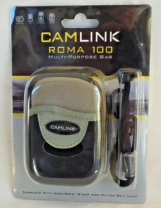 Camlink Roma 100 Digital Camera/Phone Multi-Purpose Case Bag with Shoulder Strap - Picture 1 of 5