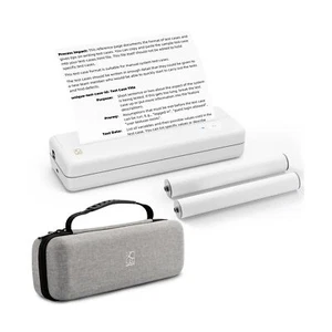 HPRT Wireless Portable Printers A4 Thermal Printer Paper Rollx2 Portable Carr... - Picture 1 of 9