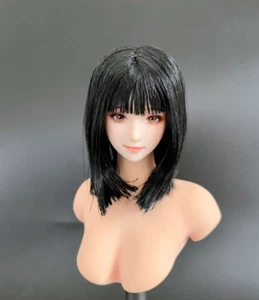 1:6 Female Head Sculpt Beauty Girl women Fit 12'' PH UD LD Action Figure Gift - Picture 1 of 6