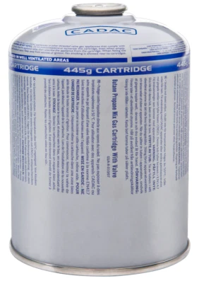 Cadac 445 g Gaskartusche mit 789 ml Inhalt und 7/16"-Schraubgewinde