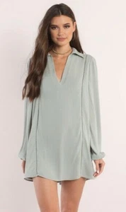 Abito Tobi donna XS Minimilist Dreamer grigio svasato manica lunga foderato look a strati - Foto 1 di 8