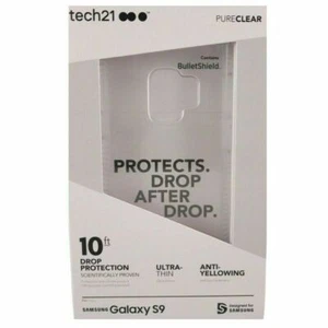 Tech21 PureClear Case for Samsung Galaxy S9 Pure Clear - Picture 1 of 2