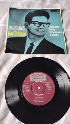ROY ORBISON - IN DREAMS - 4 TRACK EP - LONDON RE-U 1373 - MONO - EX+ - Image 1 of 4