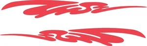 Vinyl Flames Racing Long #2 Car Truck Golf Cart Boat Trailer Truck Colors USA - Picture 1 of 25