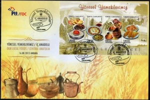 Turkey 2013 gastronomy - local foods - central anatolia FDC - Picture 1 of 1