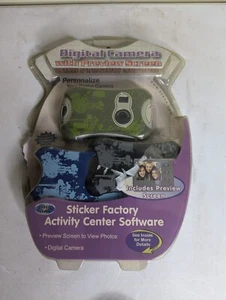CyberPix Kids Digital Camera Kit By Cyber Gear Sticker Factory W/ 3 Face Plates - Picture 1 of 7