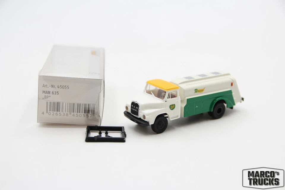 Brekina MAN 635 Tanker truck „BP“ No. 45055 1:87 /BRN89 - Image 1 of 1