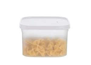 Tupperware Modular Mates Square #2 Container 11 cups 2.6 L Cotton White Seal - Foto 1 di 2