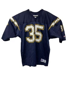 San Diego Chargers Vintage Champion NFL #35 Jersey Mens Size 52 Butts Tolbert - Picture 1 of 7