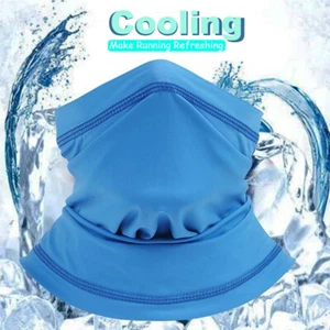 Cooling Face Masks Sun Protcetion Cover Bandana Neck Gaiters Scarf for Men Women - Picture 1 of 28