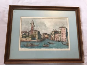 1a Edición Motivo Estereográfico Estampado San Jeremías Ponte De Guglie Venecia - Imagen 1 de 8