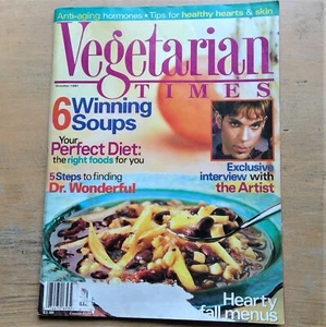 Vegetarian Times magazine October 1997 interview with the Artist Prince soups - Picture 1 of 10