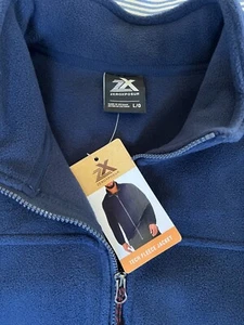 Zeroxposur Men Tech Fleece Zip-up Jacket, Dark Blue – Large - Picture 1 of 9