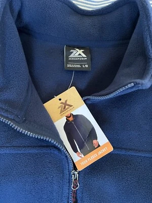 Zeroxposur Men Tech Fleece Zip-up Jacket, Dark Blue – Large - Image 1 of 4