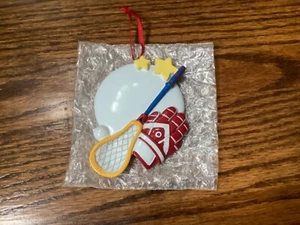 Christbaumschmuck personalisiert Sport Lacrosse Ausrüstung (anpassbar) - Bild 1 von 6