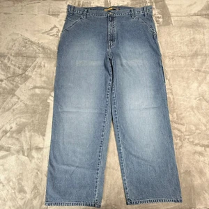 Pantalones de mezclilla holgados vintage Levis SilverTab Carpenter para hombre 40x32 azul Y2K nuevos con etiquetas - Imagen 1 de 12