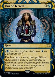 MTG Magic STA FR - Tezzeret's Gambit/Pari de Tezzeret - Picture 1 of 1