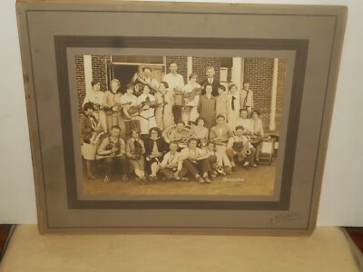 CEDARVILLE CA SURPRISE VALLEY High School MUSIC BAND ORCHESTRA Photo c.1910 - Image 1 of 4