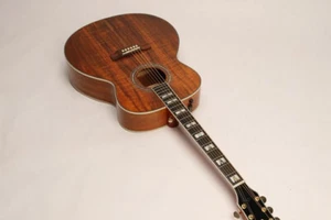 Guitarra Acústica Eléctrica KOA Parte Superior y Trasera Banda B Ecualizador Grover Hardware Dorado - Imagen 1 de 9