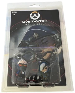 OVERWATCH Ana and Soldier 76 Comic Book and Backpack Hanger Two-Pack COLLECTORS - Picture 1 of 2