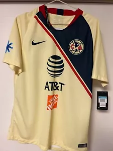ALVAREZ 4 M CLUB AMERICA 2018 2019 JERSEY Camiseta Shirt Nike Men's M size Shirt - Picture 1 of 3