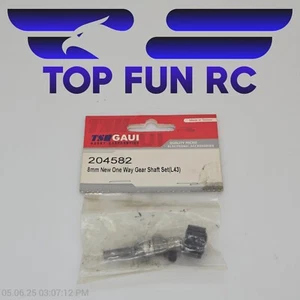 Gaui RC 204582-8mm Nuevo Juego de ejes de engranajes unidireccionales (L43) ¡De colección! - Imagen 1 de 1