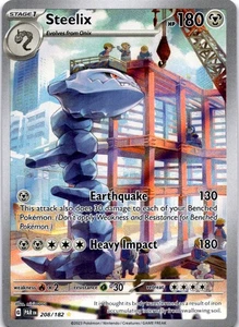 Steelix SV04: Paradox Rift 208/182 Illustration Rare Holo Pokemon - Picture 1 of 2