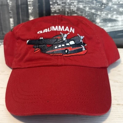 Sombrero de colección Grumman Goose G-21 con tirantes rojo yunque  Foto 1 de 4