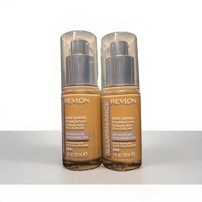 2 Pack | 305 Medium Sand| Revlon Illuminance Skin-Caring Liquid Foundation 1 Oz - Image 1 of 2