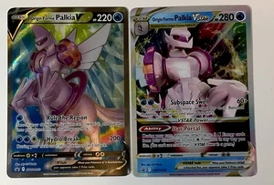 Origin Forme Palkia V SWSH253 & Vstar SWSH254 : Sword & Shield Promo Cards - Picture 1 of 2