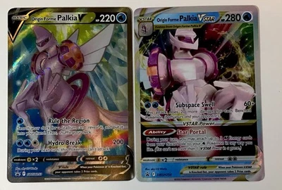Origin Forme Palkia V SWSH253 & Vstar SWSH254 : Sword & Shield Promo Cards - Image 1 of 2