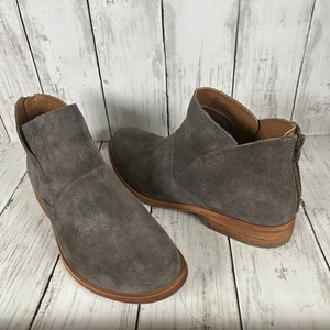 Kork Ease Ryder Grey Suede Chelsea Ankle Boots Booties Women’s NEW Sz 8 $210 - Picture 1 of 10