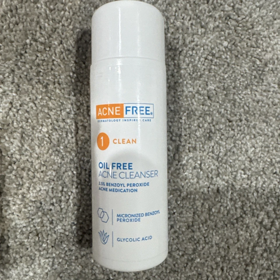 Limpiador para acné sin aceite sin acné, lavado facial de peróxido de benzoilo 2,5 % acné Foto 1 de 1